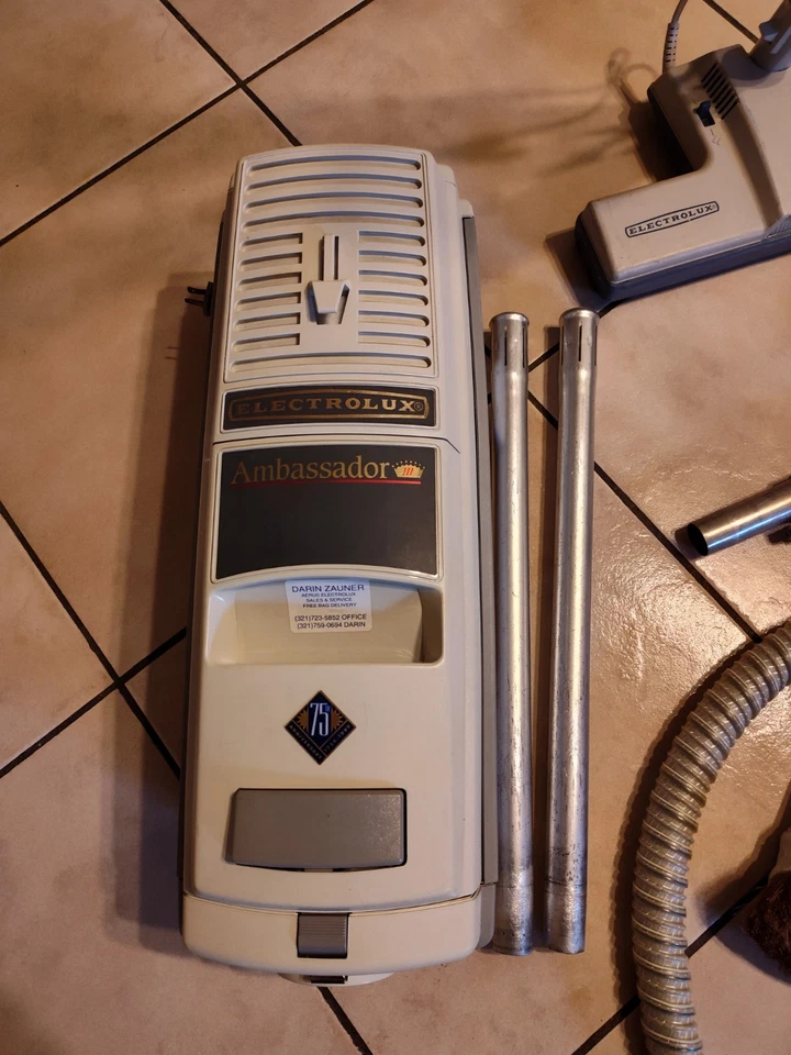 ELECTROLUX AMBASSADOR VACUUM W/ BAGS Power Nozzle Refurbished & Sidekick - Image 2 of 4