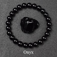 Natural Crystal Healing Chakra Gemstone Bead Bracelet Protection Gem Stone