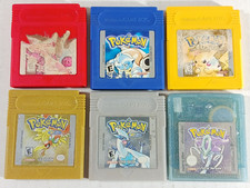Pokemon Crystal Gold Silver Red Blue Yellow A...