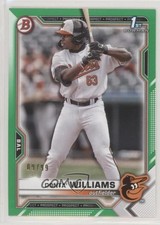2021 Bowman Draft Green 9/99 Donta' Williams #BD-90 0x1