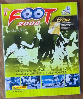 ALBUM COMPLET PANINI Football 2008 équipes de ligue 1 et ligue 2 Française LOT 2 - Photo 1/4