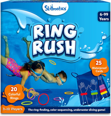 Ring Rush Diving Toys - Underwater Search and Find Game for Summer Fun, Swimming