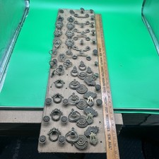 Lot Of 2 Vintage Brass Hardware Door Knobs Displays  #8