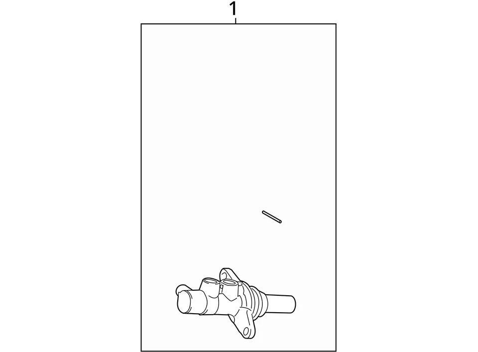 Toyota Corolla 2012 cilindro maestro de frenos OEM 97 k millas - LKQ402389038 Foto 4 de 4
