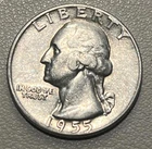 1955-P Washington Quarter 90% Silver Philadelphia