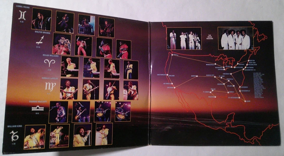 COMMODORES LIVE! 1977 Motown Double LP Record Set with Lionel Richie - TESTED - Image 2 of 4