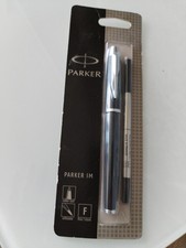 Paperchase Parker Ball Point Refillable Fine Black Pen F NEW £22