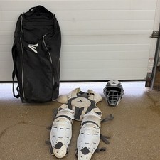 Men’s All white All-Star catchers gear with a Easton bag