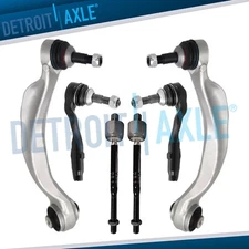 RWD Front Lower Forward Control Arms Tie Rods Kit for BMW 528i 535d 535i 550i