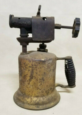 Vintage Turner Brass Works Blow Torch Decoration Vintage Turner Brass Works Blow Torch Decoration