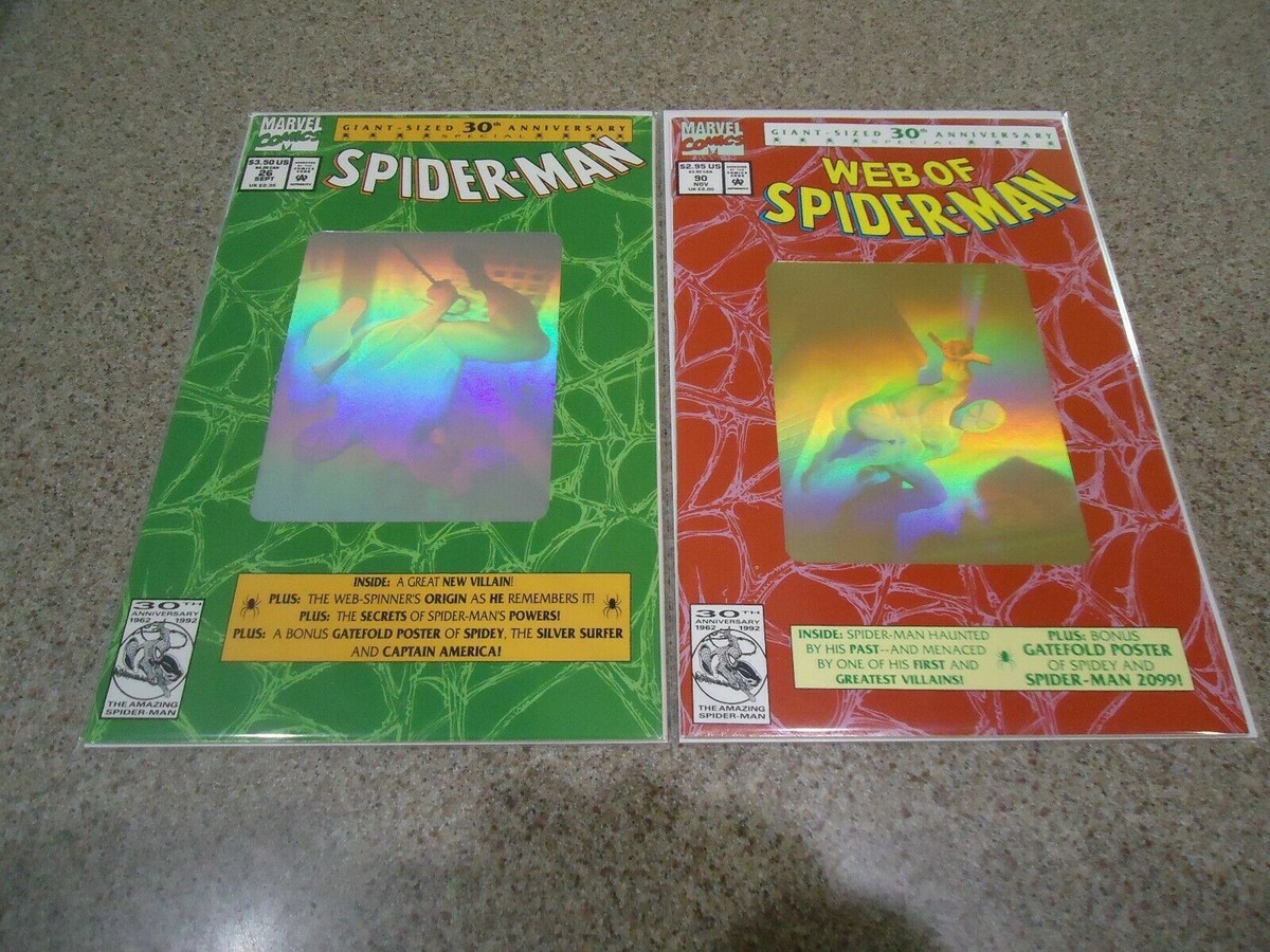 Spider-Man 30th Anniversary Comic Set of 4 | eBay