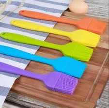 1X Baking Oil Brush Silicone Cooking Butter Basting Pastry BBQ Barbecue Brushes