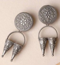 Indian Traditional Nickle free Brass Metal Jhumki earrings For Indian festival
