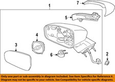 Ford Oem 13-24 Edge Front Door Outside Mirrors-motor Bu5z17d696a Ford Oem 13-24 Edge Front Door Outside Mirrors-motor Bu5z17d696a