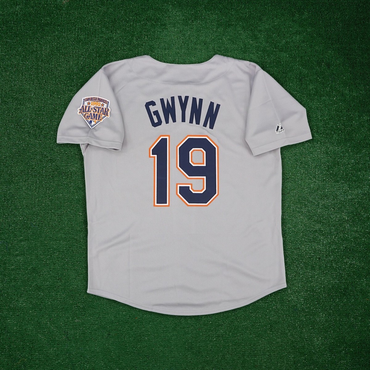 Tony Gwynn 1992 San Diego Padres Men's Grey Road Jersey w