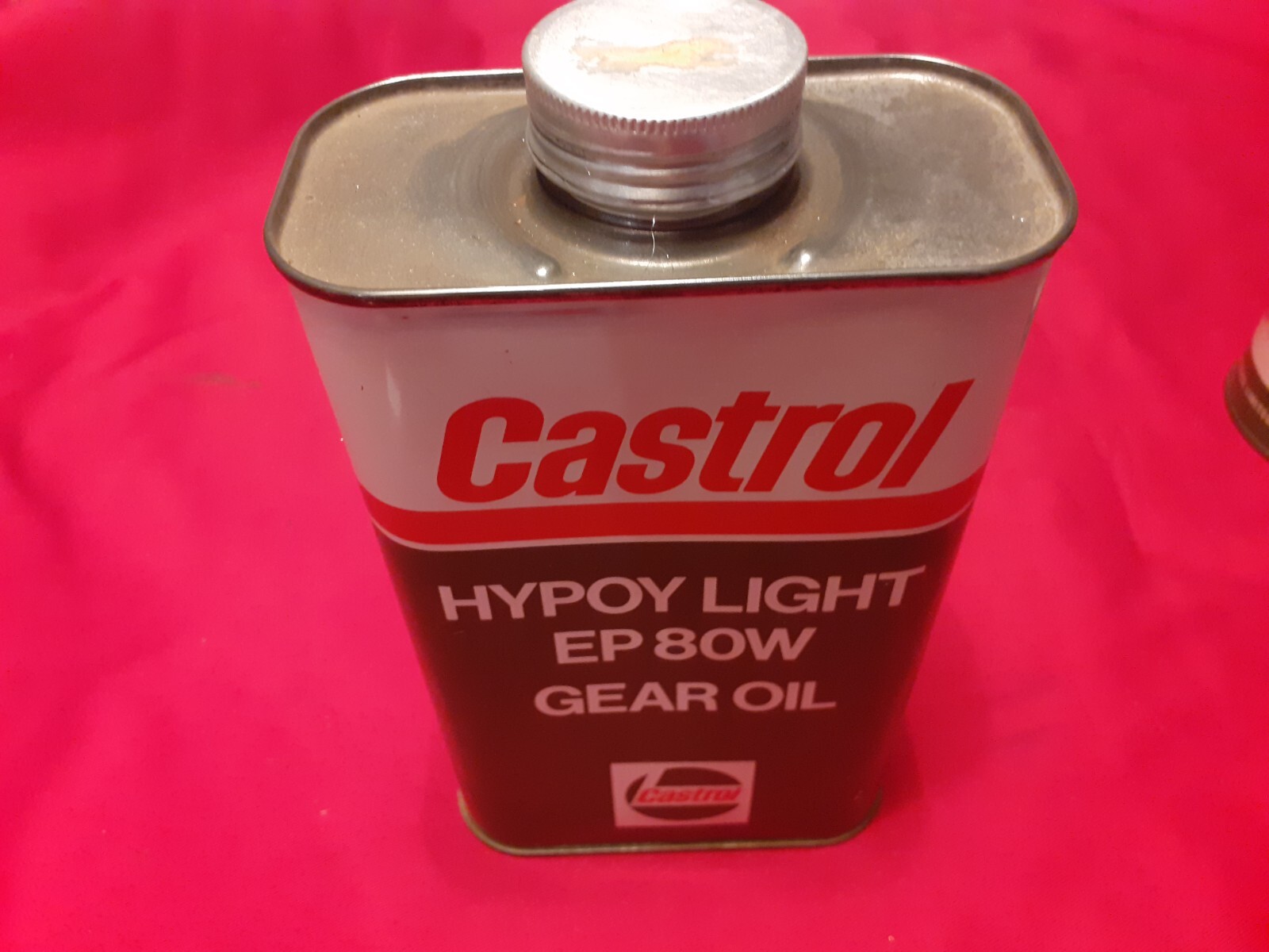 Man Cave Castrol Vintage Castrol Hypoy Ep 80 GEAR Oil Can SEALED FULL