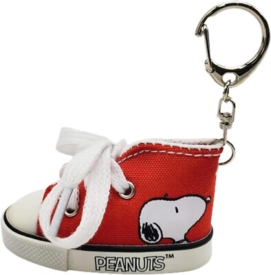 Snoopy, sneakers, key ring, Nakajima Corporation, material polyester, (2.99in)