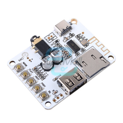 Type-C DC5V Bluetooth Decoding Module Audio Receiver Board Stereo Music Module