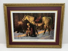 "THE PRAYER AT VALLEY FORGE" by Arnold Friberg Custom Framed Quality Print