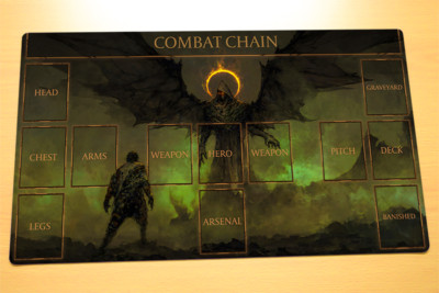 No.966# Flesh And Blood TCG Custom Playmat Fantasy Angel Of Death