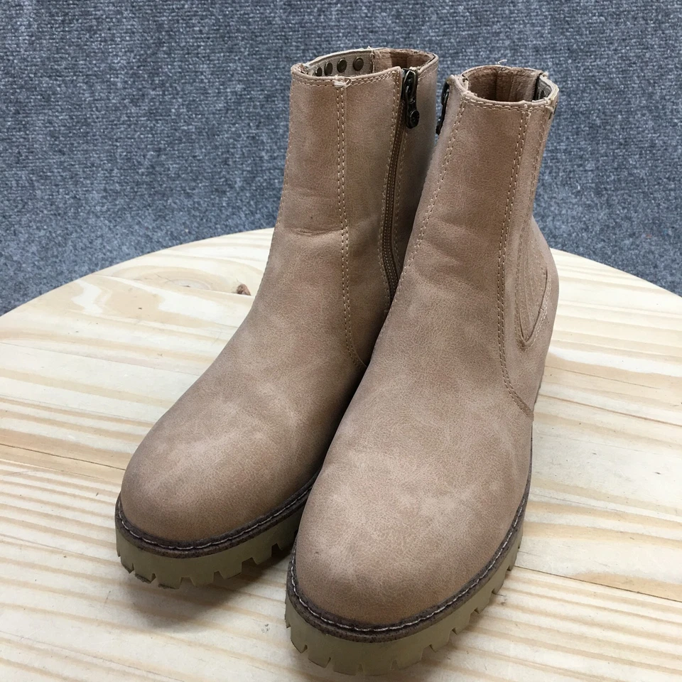 Blowfish Malibu Botas Mujer 9 Leah Botín Marrón Informal Cómodo Tobillo Top Bloque Foto 4 de 4