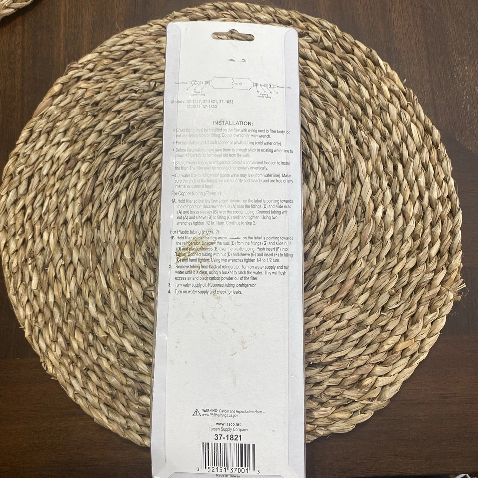 LASCO 37-1821 Ice Maker Inline Filter With 1/4Inch Compression - Image 3 of 4