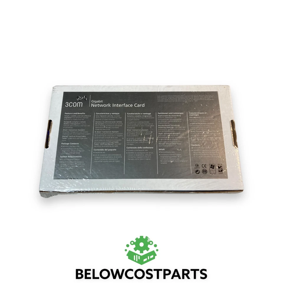 3Com 3C2000-T 10/100/1000 PCI-X Server Network Interface Card For Desktop - Image 2 of 3