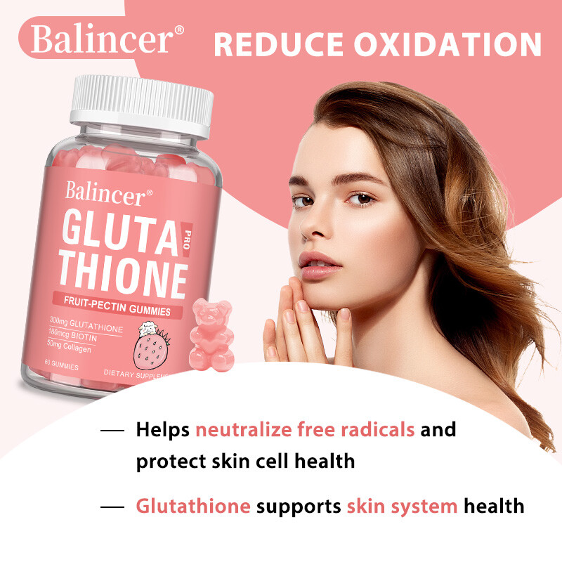 glutathione and biotin Glutathione With Biotin 60 Gummies - Brighten Skin And Sloes Down Aging