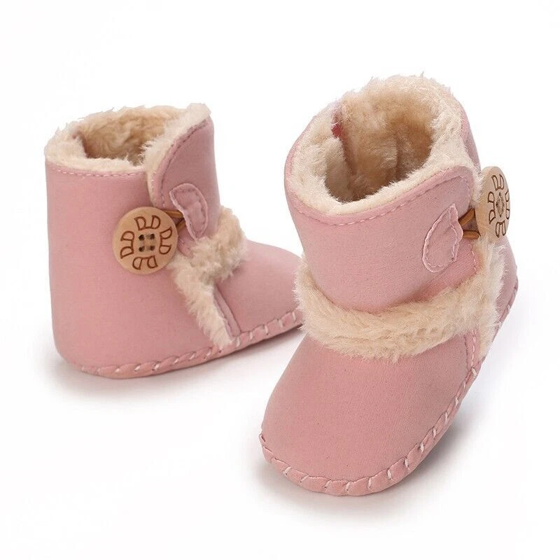 Recién Nacido Bebé Niñas Cochecito Suave Andador Tenis Niños Pequeños Zapatos Informales Foto 4 de 4