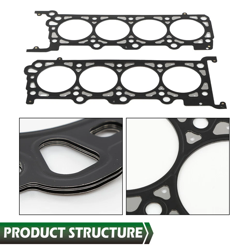 Juego de pernos de junta de cabeza aptos para Ford Explorer F150 F250 E150 1997-1999 4,6 L 281CID Foto 3 de 4