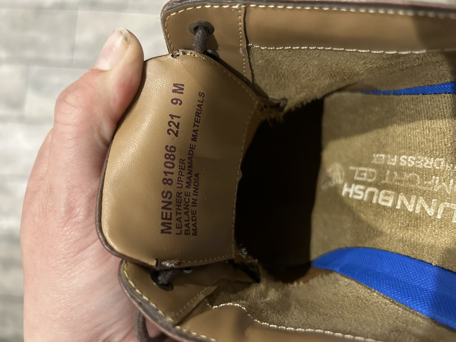 SAOLA Scarpe eleganti stringate Nunn Bush da uomo Baxter marrone #81086 221 taglia: 9