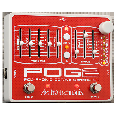 Electro-Harmonix Electro Harmonix Pog 2 polyphones Oktavengeneratorpedal