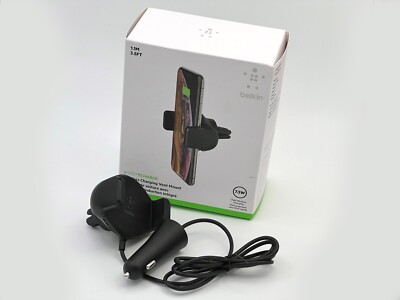 Belkin Boost Up Air Vent Mount 10W Qi Fast Car Wireless Charger iPhone Samsung