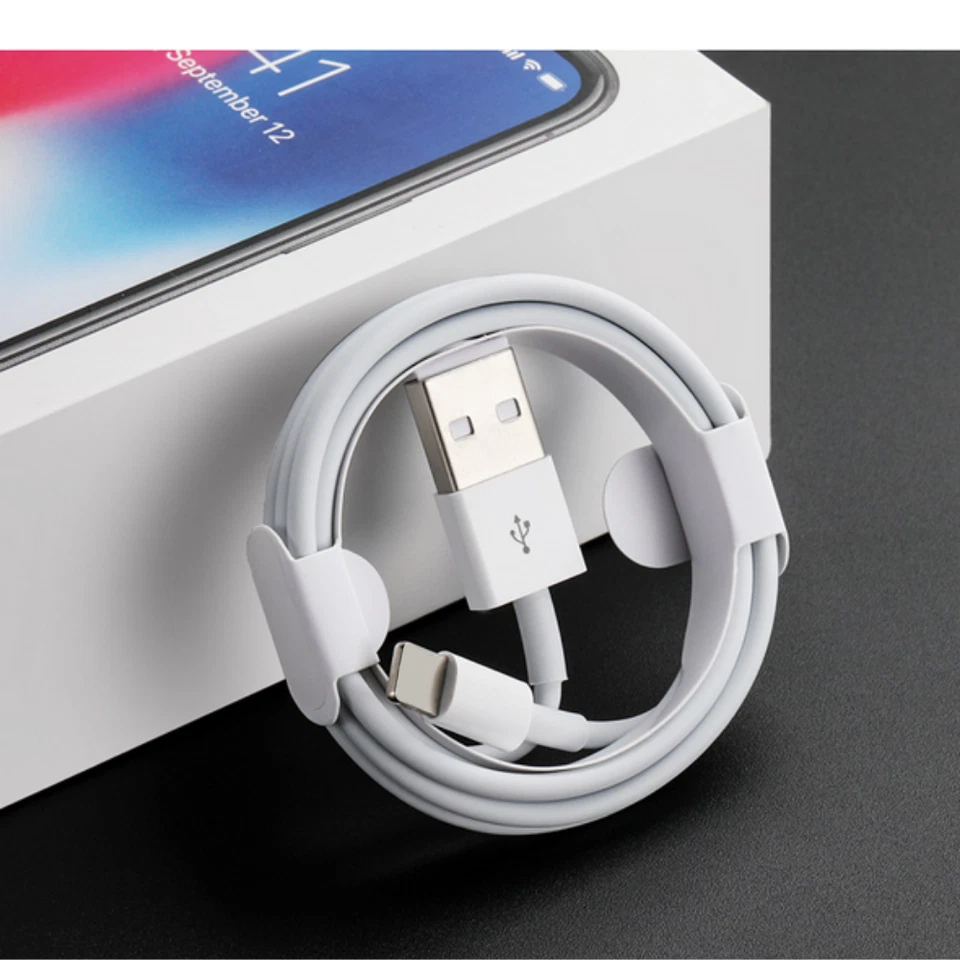 USB Fast Charger Cable Charging Cord 3/6Ft For iPhone 14 13 12 11 Pro X 8 7 iPad - Image 2 of 4