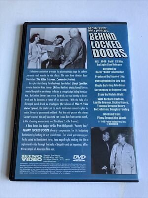 Behind Locked Doors (1948) DVD Richard Carlson Lucille Bremer Kino