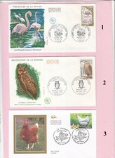 oiseaux enveloppes 1er jour carte maximum timbre  à choisir 