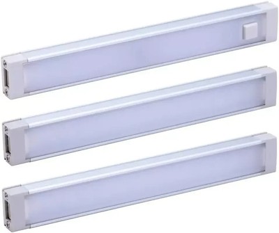 Black+Decker LED under Cabinet Lighting Kit, Cool White, Stick up Design, 3-Bars