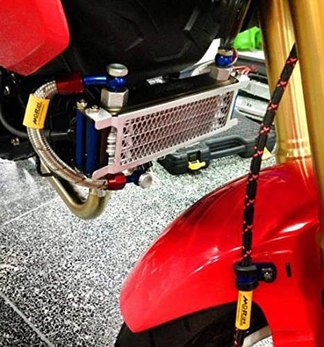 Honda grom msx125 msx125sf blue color oil cooler morin high quality performance - Image 3 of 4