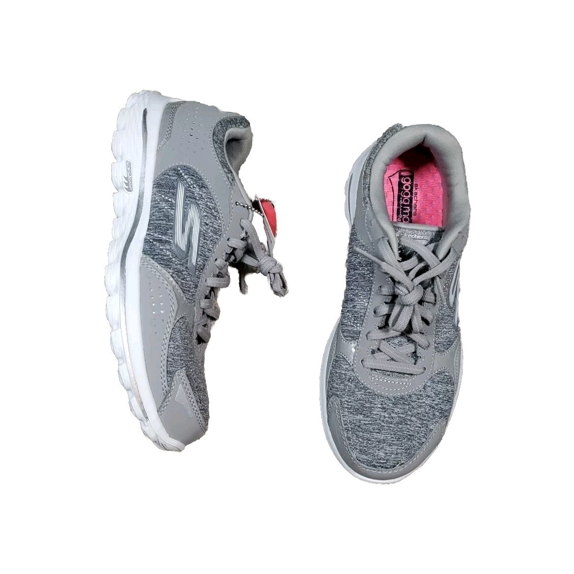 Skechers Gowalk Joy Goga Mat Walking Shoes Women's Size Gray NWB