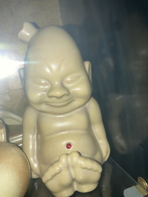 Billiken With A Ruby Inside The Belly Button From Frankoma 