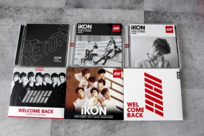 SET x12 iKON Japan CD DVD Blu-ray Dumb&Dumber Welcome back Debut