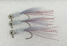 Hand tied crappie jigs 1/16