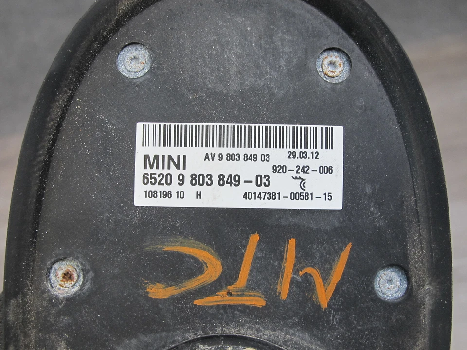 11-16 MINI COOPER R60 R61 COUNTRYMAN GPS SEÑAL TECHO ANTENA 9803849 OEM Foto 3 de 4
