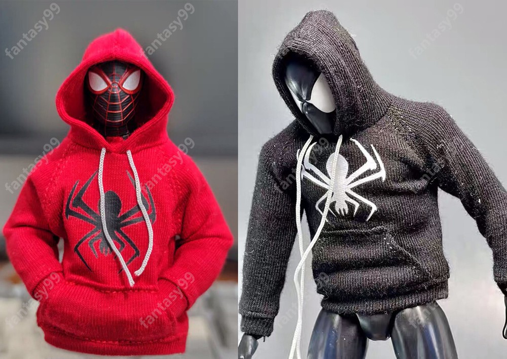 1/12 Scale Hoodies Clothes Miles Printed For 6'' Ant SHF DAM Body Action Figure