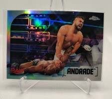 2020 TOPPS CHROME WWE REFRACTOR #5 Andrade Wrestling Card 