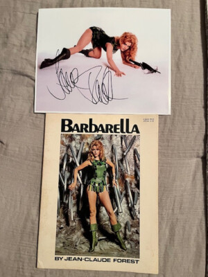 JANE FONDA signed autographed 8x10 BARBARELLA photograph Plus 1968 Comic 