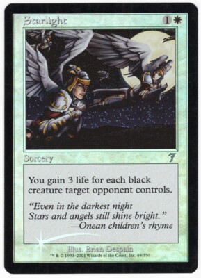 Starlight 2001 MTG Core Set 7th Edition FOIL White Uncommon Sorcery NM AZ1
