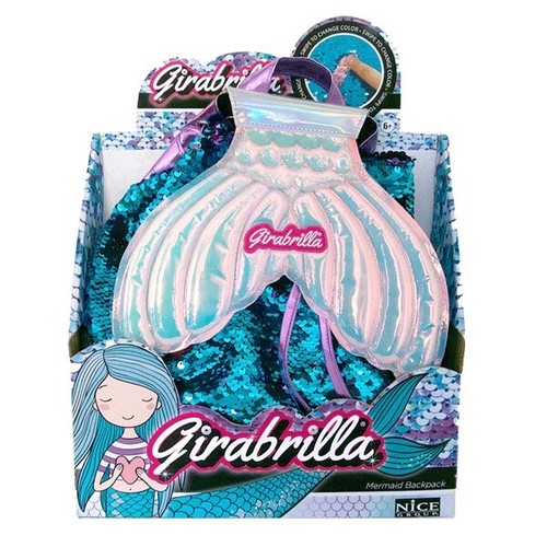 Zainetto Girabrilla Sirena con Paillettes Reversibili Super Luccicante  25x21cm | eBay