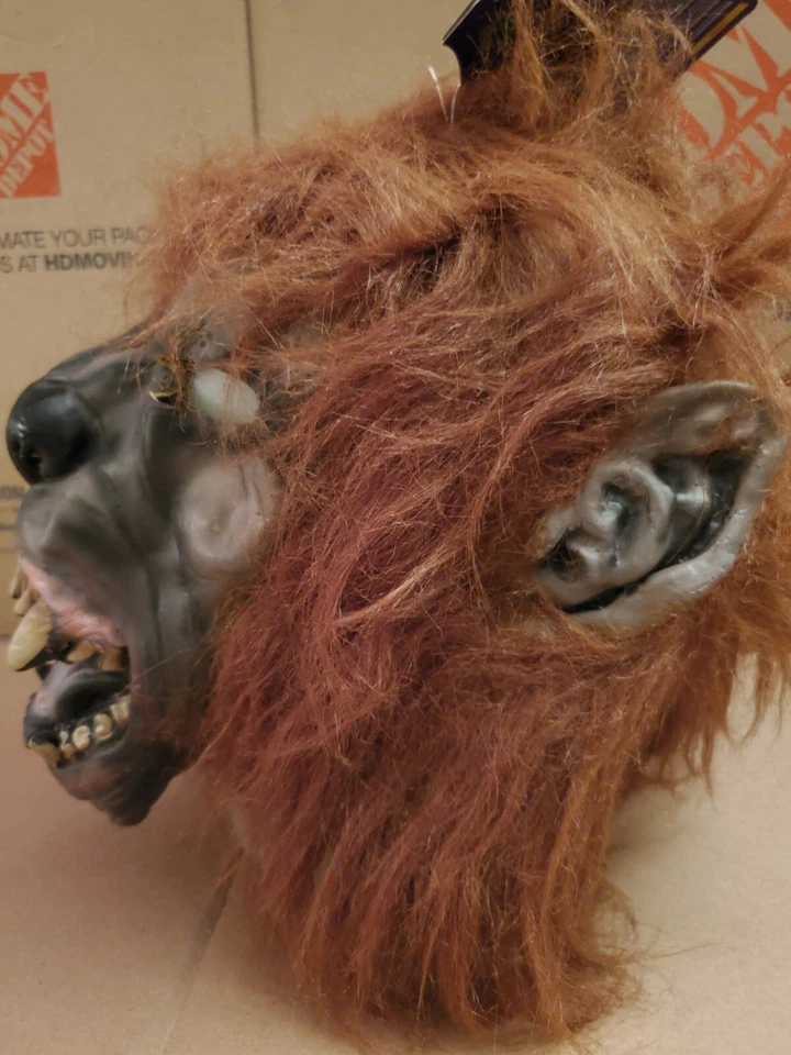 Máscara Hombre Lobo con Pelo Halloween Rubíes Disfraz Co Látex 14+ Piel 2014 Nuevo con Foto 3 de 4