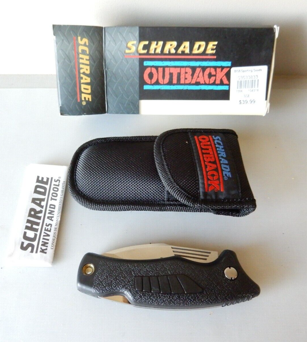 NIB Schrade Outback SG8 Touch 1st Production Run 5